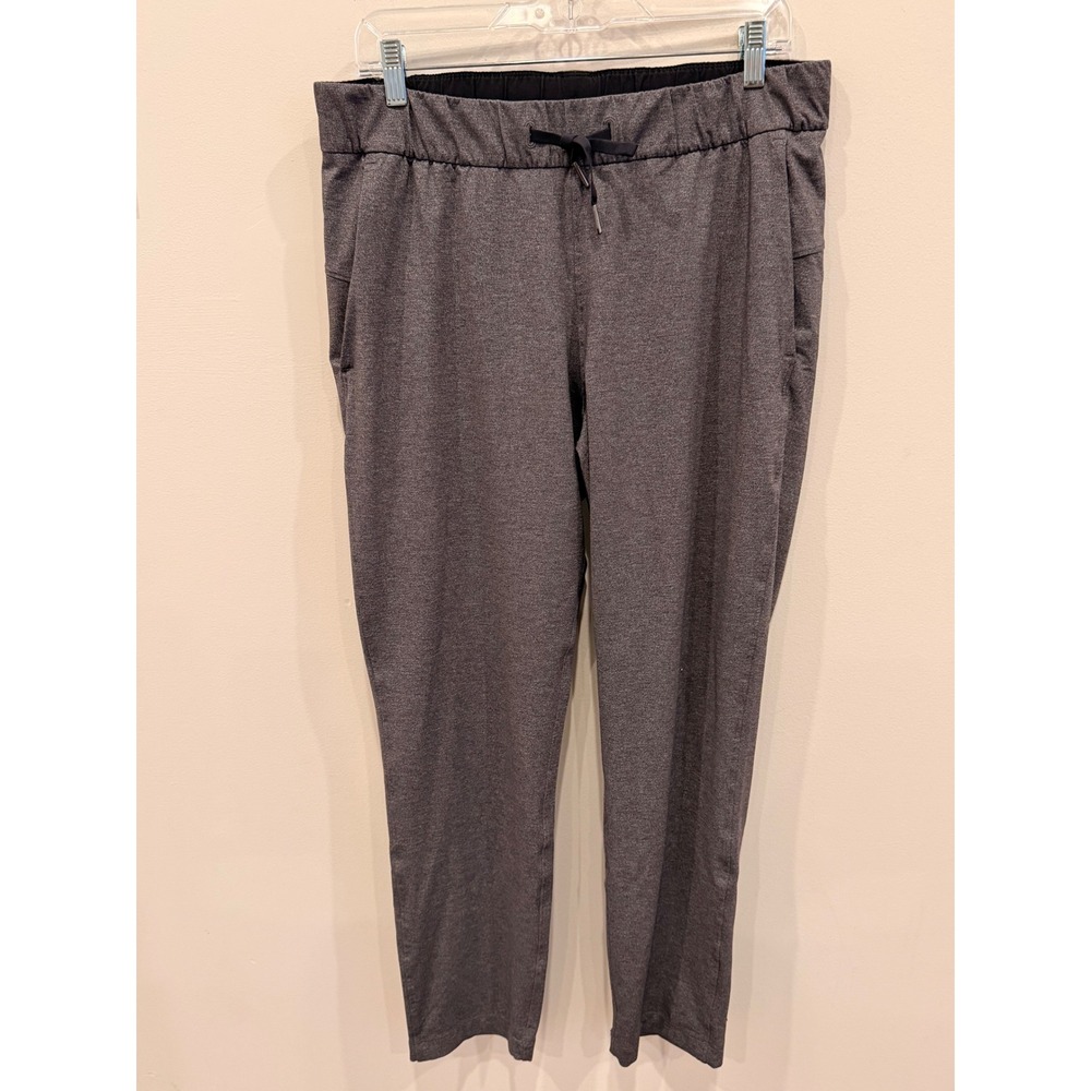 Lululemon On the Fly Jogger Gray Women 10 Luxtreme Drawstring Like New